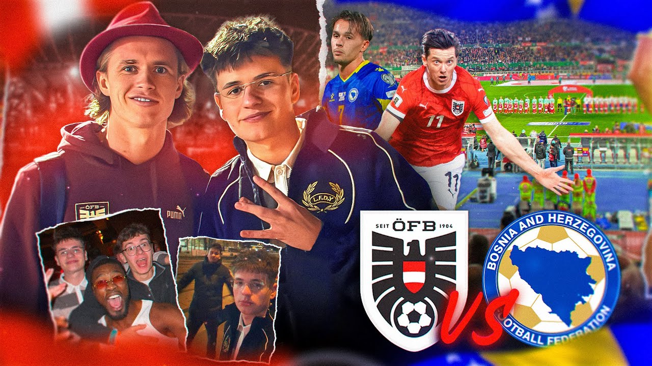 &Ouml;STERREICH VS BOSNIEN STADION-VLOG 👀🔥WER F&Auml;HRT ZUR WM?! 🇺🇸
