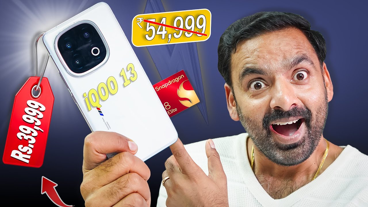 iQOO 13 @ ₹ 39,999 ! Snapdragon 8 Elite Under 40K 😱 - Worth or Not ?