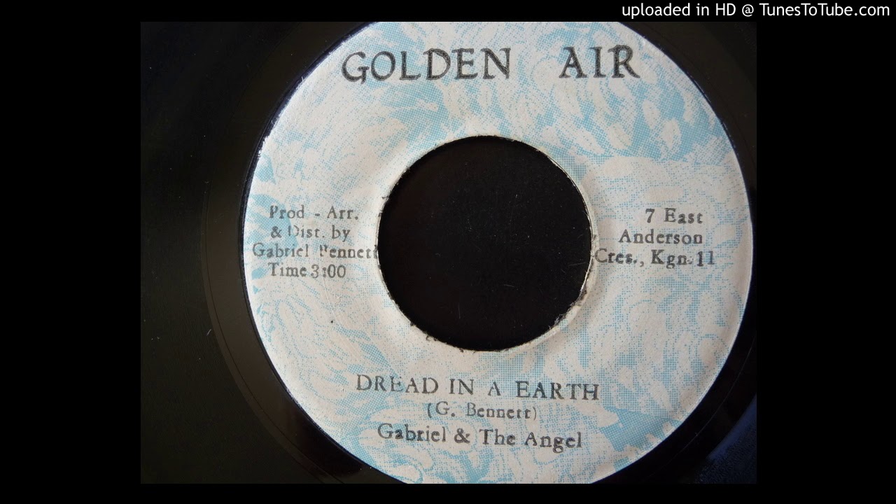 Gabriel & The Angel - Dread In A  Earth / Version - Golden Air 7"