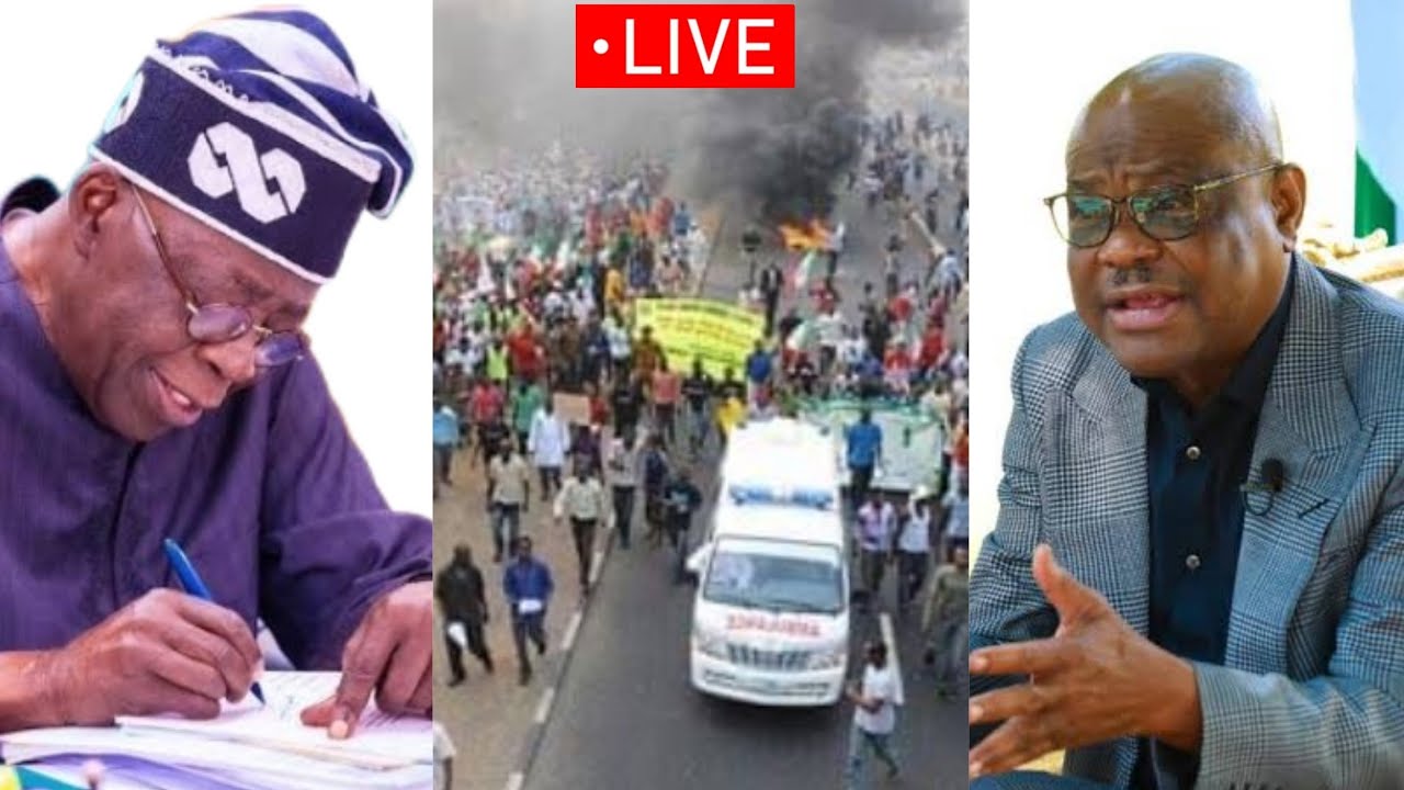Tinubu Sign Wike Sa¢k, Prote$t Starts In Abuja As Fubara Wins Court Verdict, Watch Full Video.