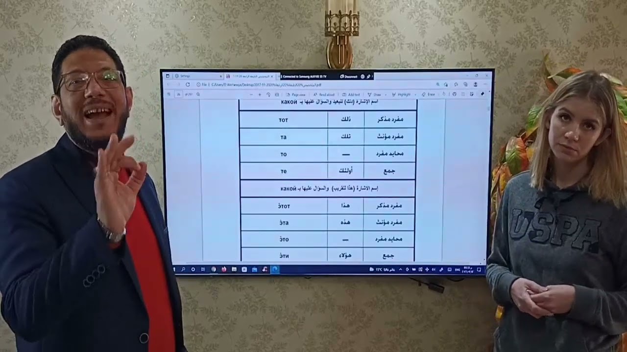 شرح ضمير ЭТОТ И ТОТ И ТАКОЙ من كتاب المتخصص في قواعد لغة روسية