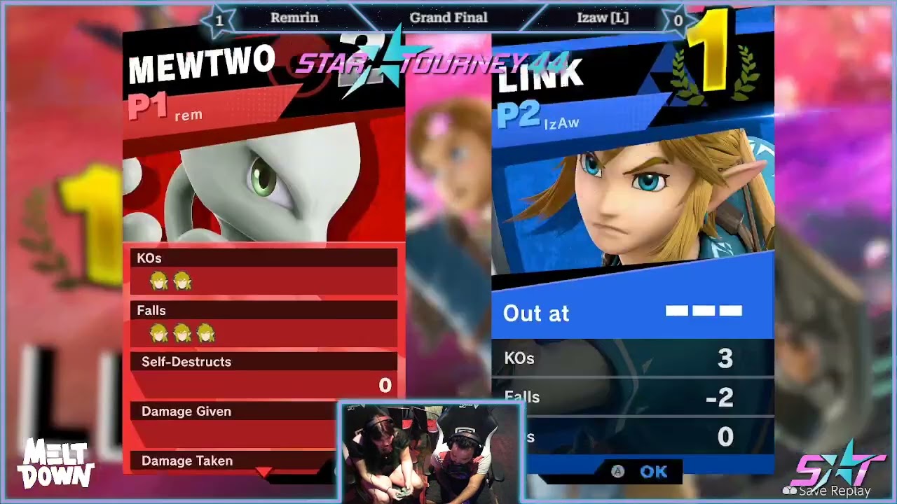 Star Tourney 44  - Remrin (Mewtwo) vs Izaw[L] (Link) - Grand Finals