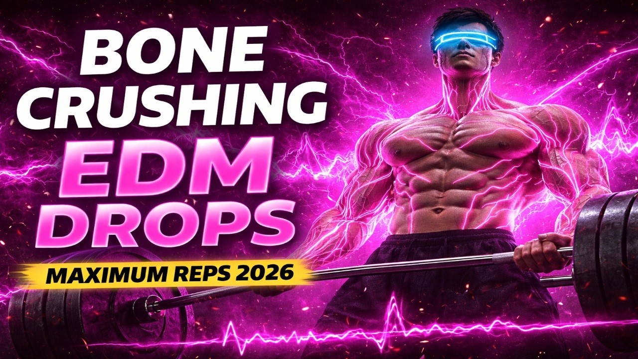 No Pain No Gain 💪 Bone Crushing Gym EDM | Hardstyle Workout Music | High Energy Workout Music