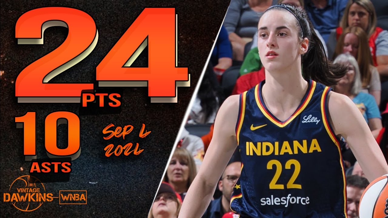 Caitlin Clark Records a 24 Pts, 10 Asts, 10 Rebs Triple-Double vs Sparks 🔥 | Sep 4, 2024