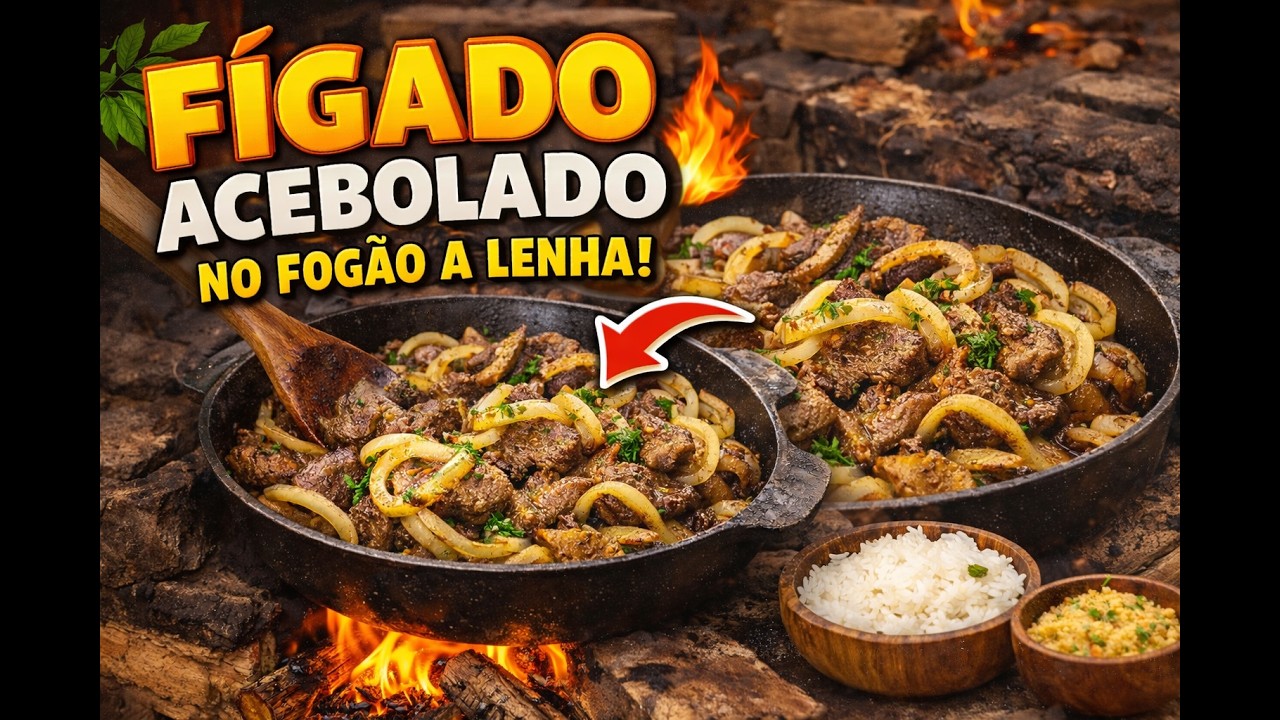 Fígado Acebolado Feito Com Carinho Para o Damião!