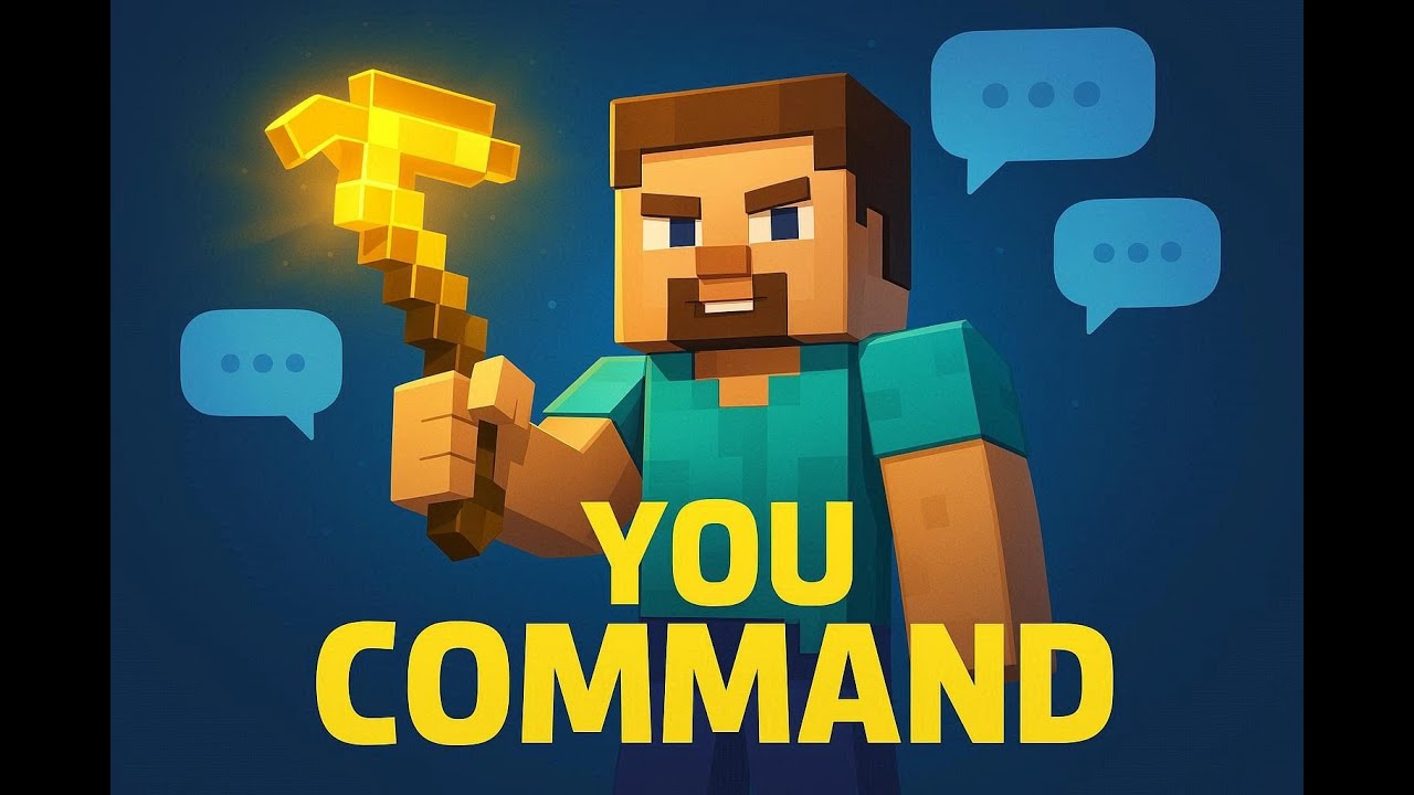 Minecraft Live &ndash; Falling Pickaxe Commands by YOU!