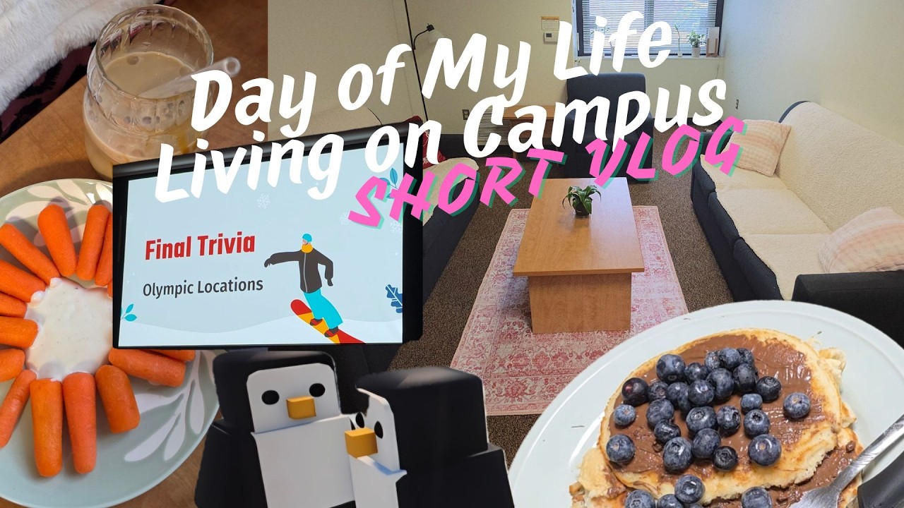 Day of My Life Living on Campus: Short Vlog | University Edition | Food | Tasks | Friends | Engaging