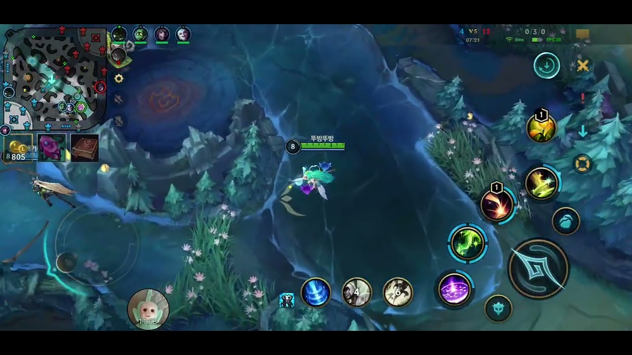 뚜방뚜방 와일드 리프트 S20 랭크 다이아몬드 티어 26번째 게임 서포터 소라카 Wild Rift 2026 01 31 22 23 42