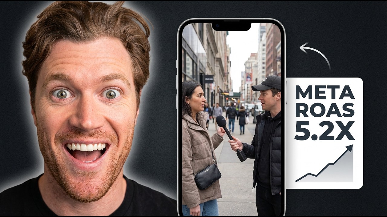 AI Street Interview Ads: The 4.5 ROAS Format!!!