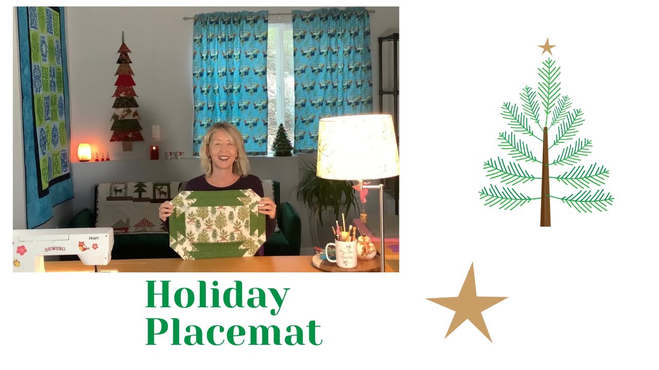 Holiday Placemat Tutorial:  Table Graces designed by Jean Dunn