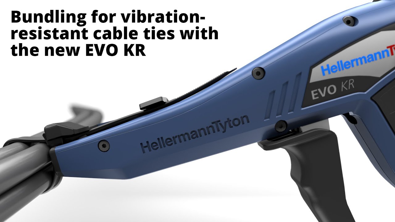 Bundling for vibration-resistant cable ties with the new EVO KR