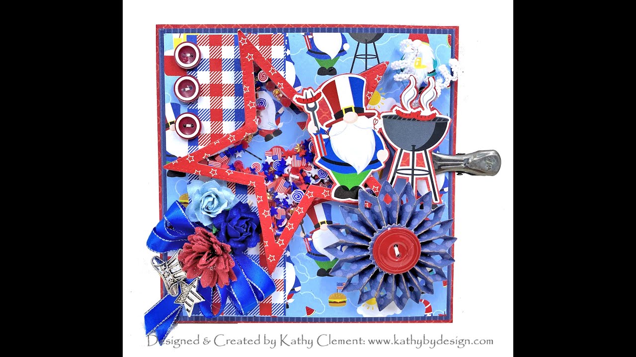 July Year with My Gnomies Desk Folio Tutorial