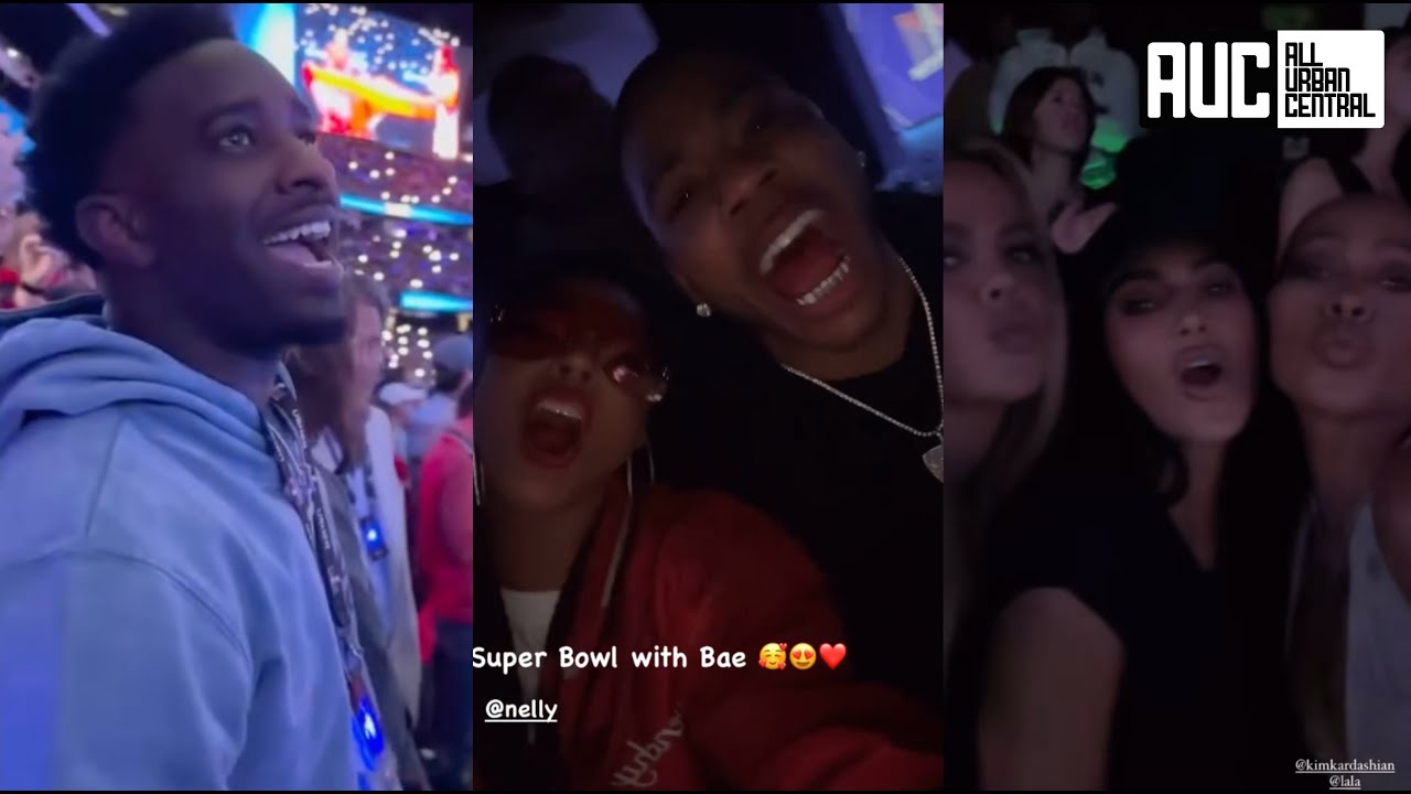 Реакция рэперов и знаменитостей на шоу Ашера в перерыве Суперкубка Ashanti Nelly Desi Banks, Offs...