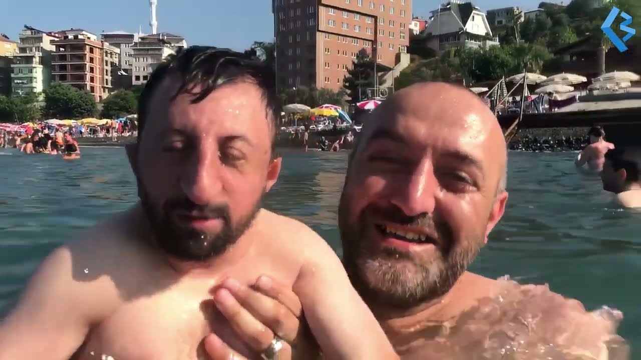 Кёксал Баба прыгнул в море! Такое плавание не было видно!