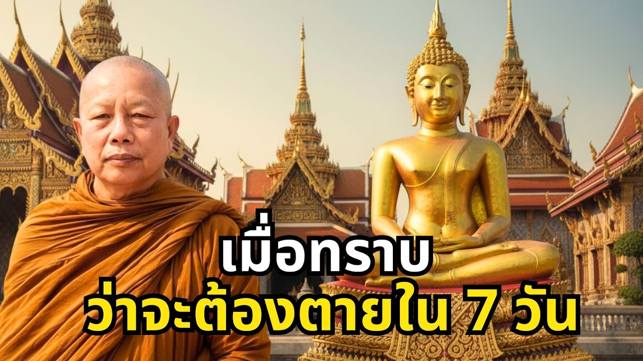 เมื่อทราบว่าจะต้องตายใน 7 วัน.. ธรรมะคลายทุกข์ พระมหาบุญช่วย ปัญญาวชิโร