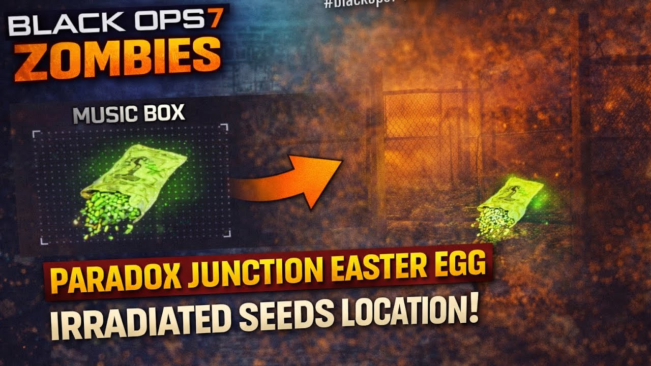 BLACK OPS 7 ZOMBIES PARADOX JUNCTION EASTER EGG IRRADIATED SEEDS LOCATION #blackops7 #bo7zombies