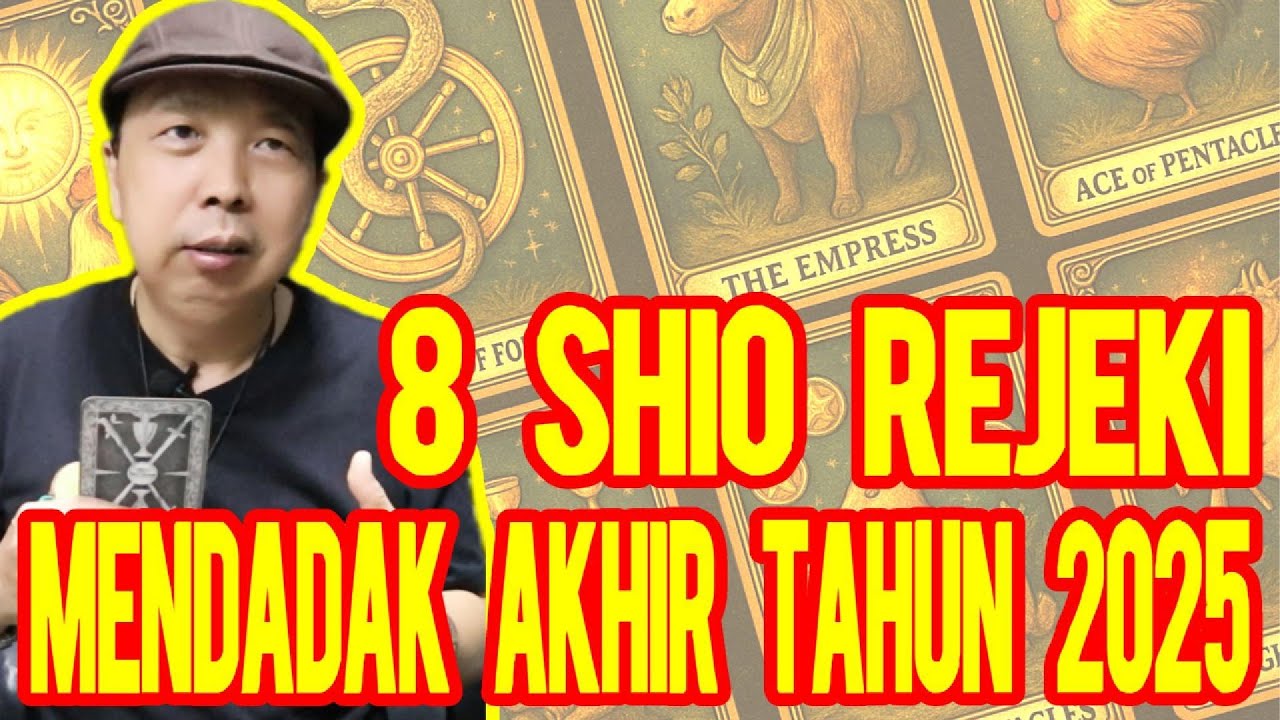 RAMALAN TAROT 8 SHIO YANG KAYA MENDADAK AKHIR TAHUN 2025. Apakah Shio kamu termasuk ?