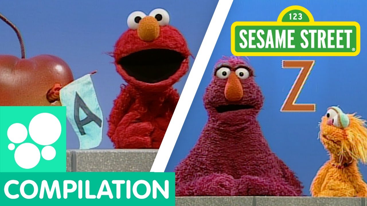 Sesame Street: Alphabet Letters Compilation with Elmo and Friends!