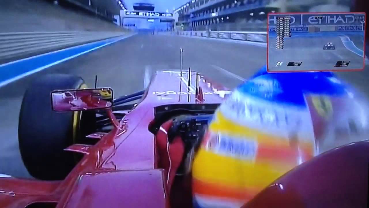 Alonso onboard abu Dhabi 2013 q2
