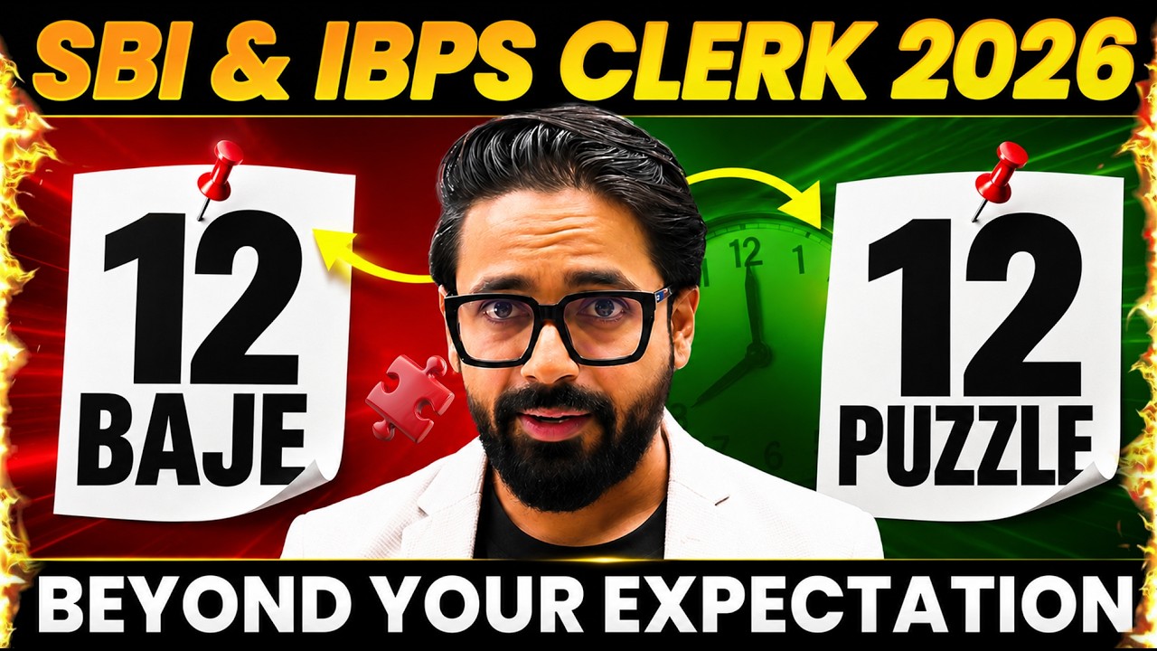 SBI & IBPS Clerk 2026 | 75 PUZZLE & MISCELLANEOUS | 12 बजे 12 Puzzles || RRB PO/CLERK BY PUNEET SIR