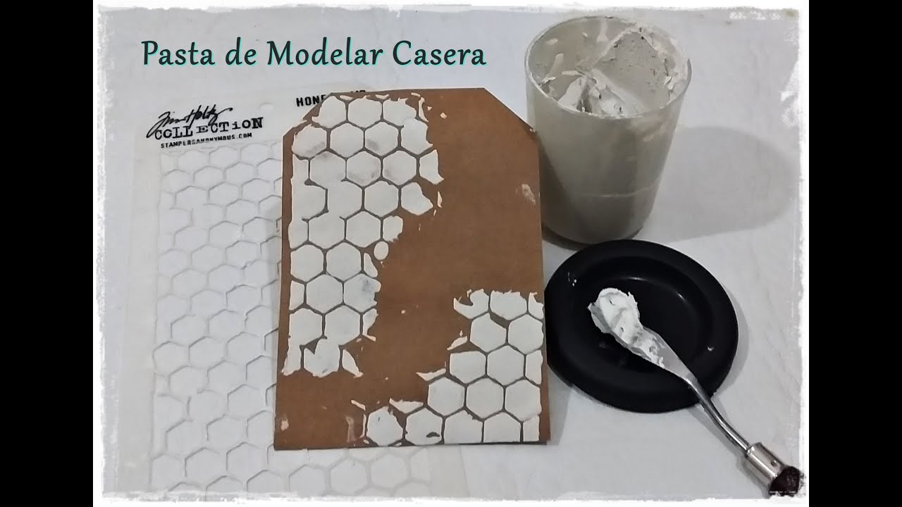 PASTA DE MODELAR CASERA - REEMPLAZO DE MATERIAL PARA NUESTROS PROYECTOS DE MIXED MEDIA