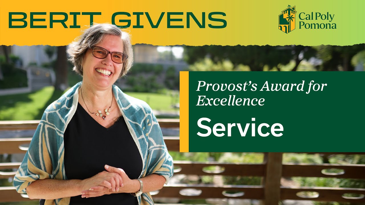 Provost Award for Excellence in Service - Berit Givens
