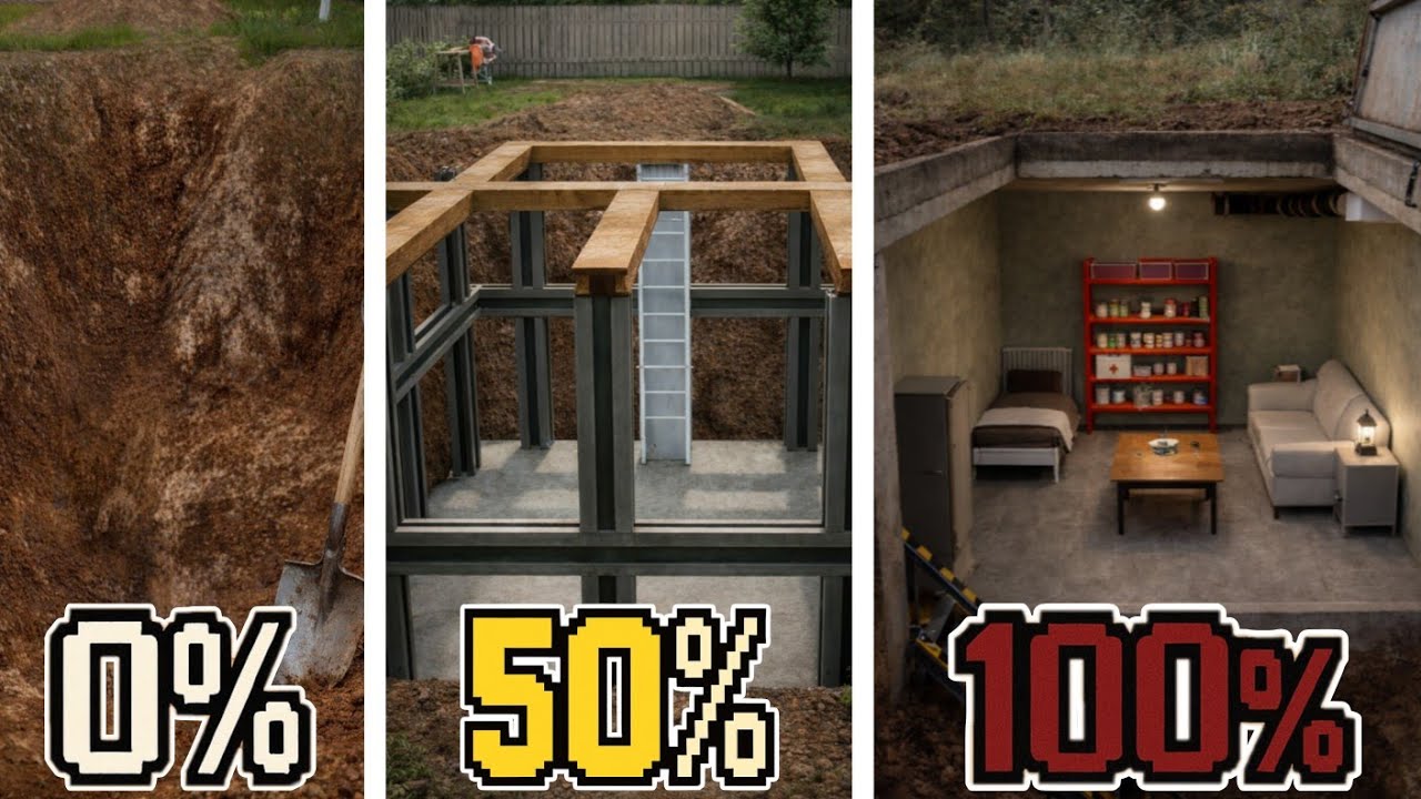 Aku Membangun 100% BUNKER di Bunker Builder Simulator