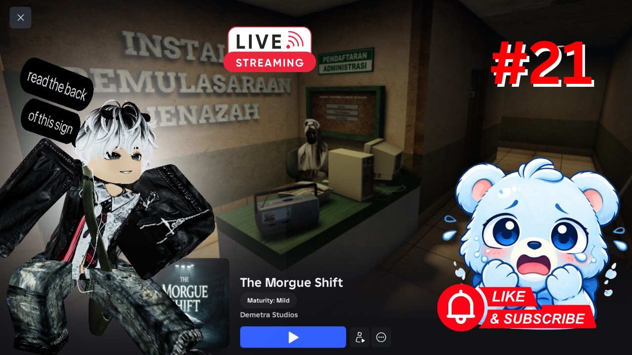 AGENDA MABAR HORROR!! - ROBLOX LIVE STREAM