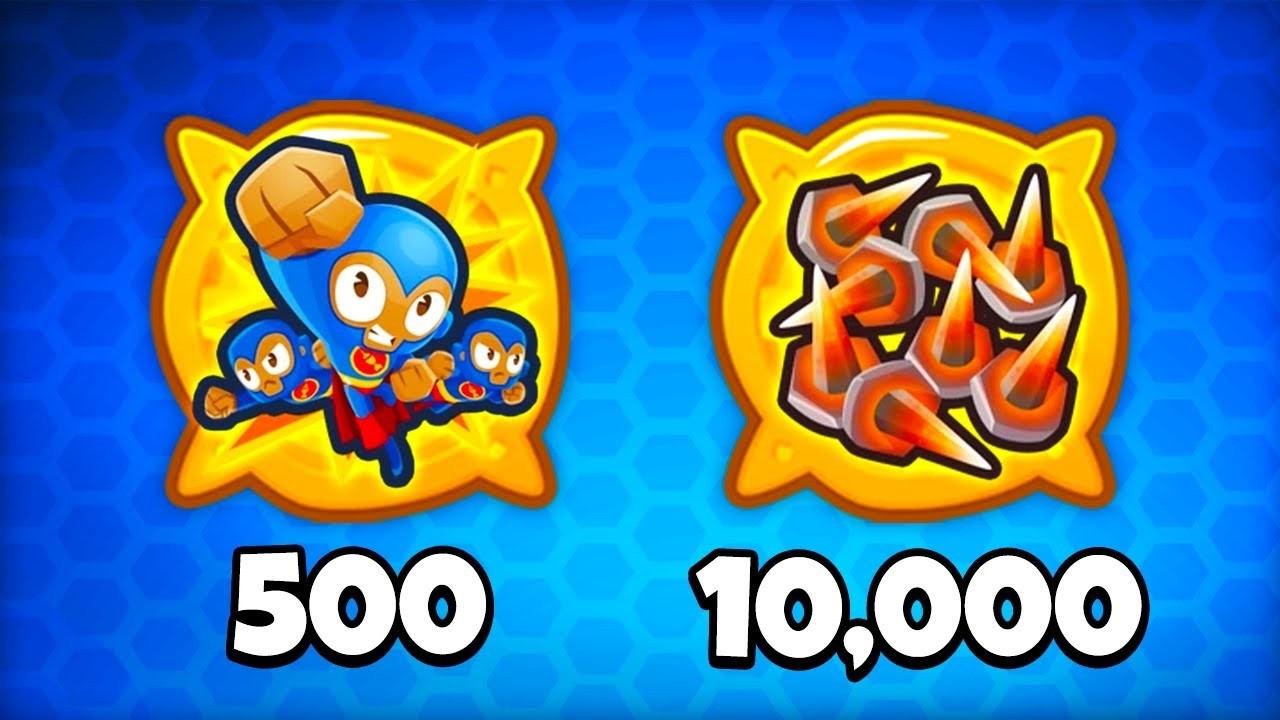 10,000 Road Spikes vs 500 Super Money Storms (BTD 6)