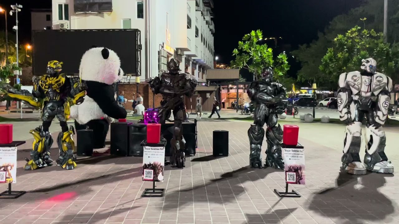 Robot Dance at Pantai Cenang Langkawi