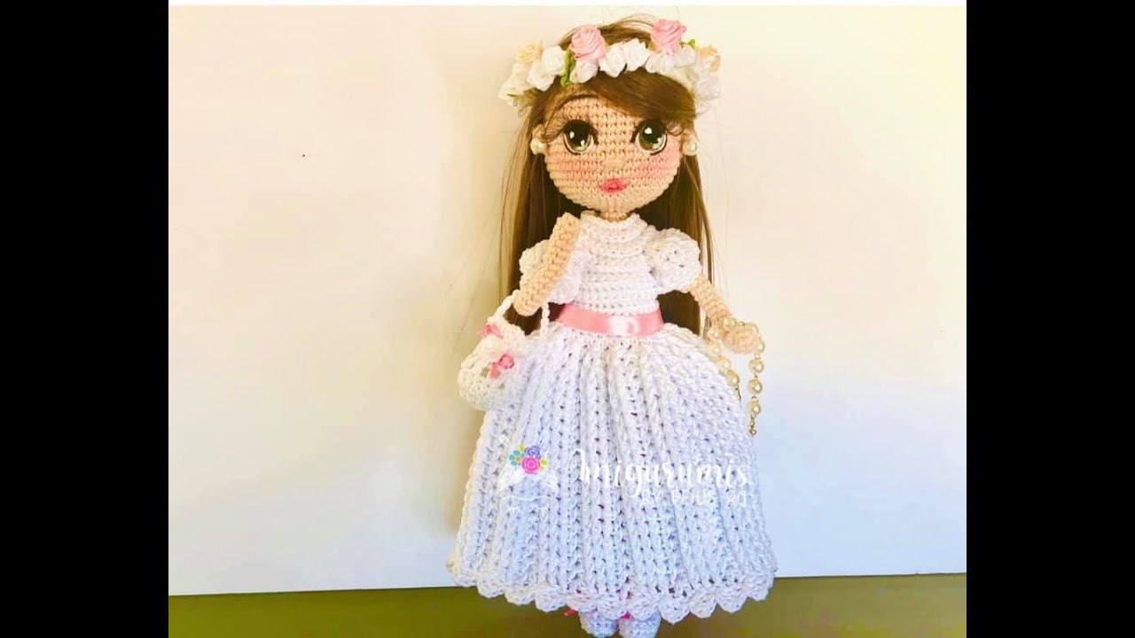 Muñeca Primera Comunión amigurumis by Petus