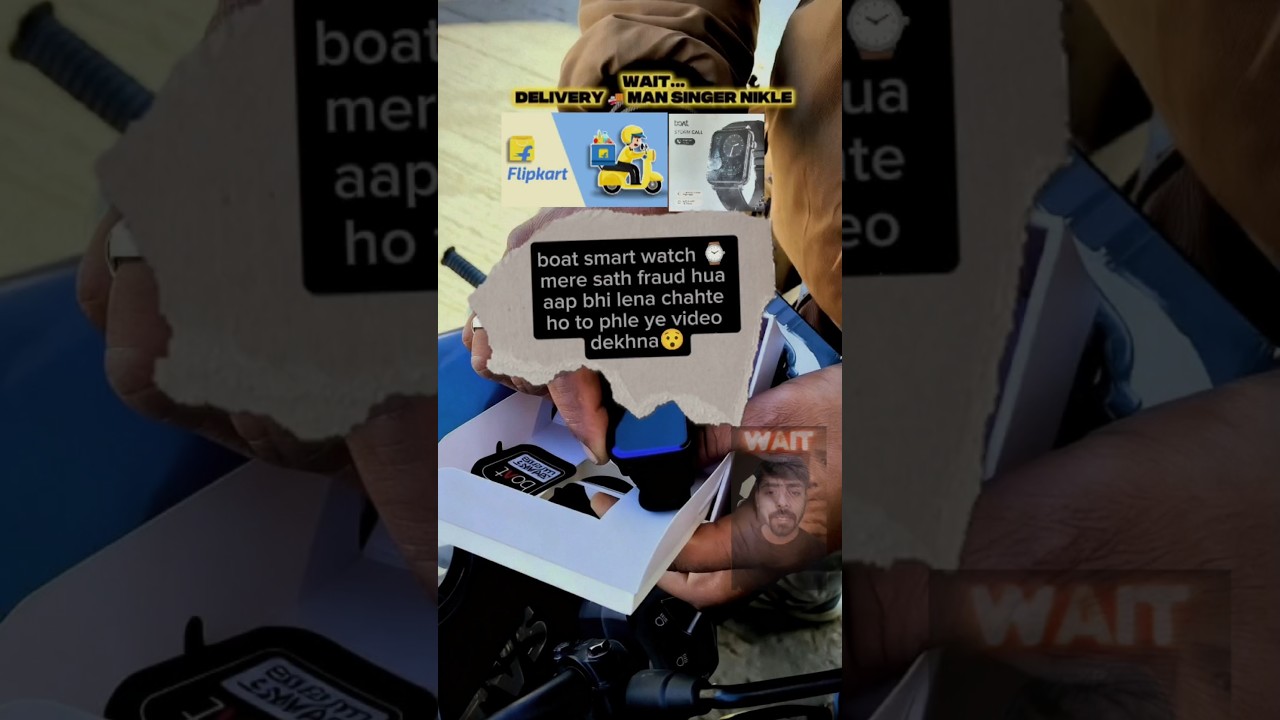 Smart watch boat(delivery 🚚 man singer nikle ) 