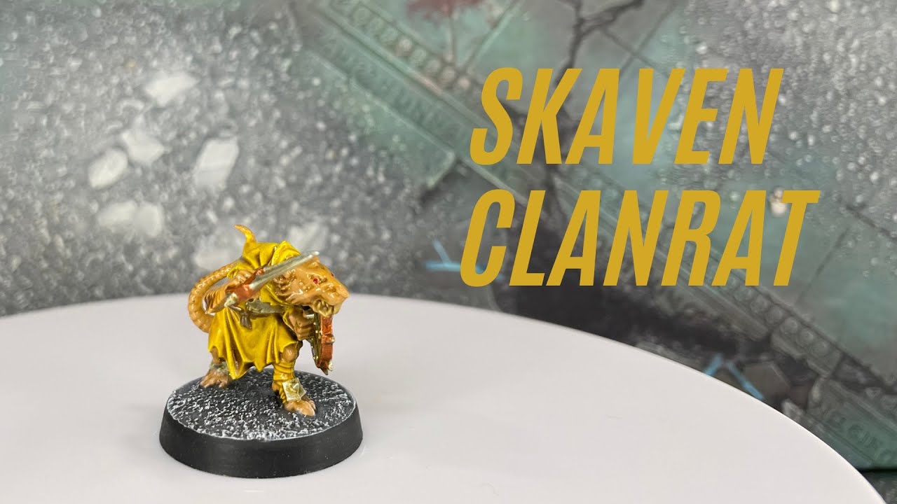 How to paint Clanrats: Skaven