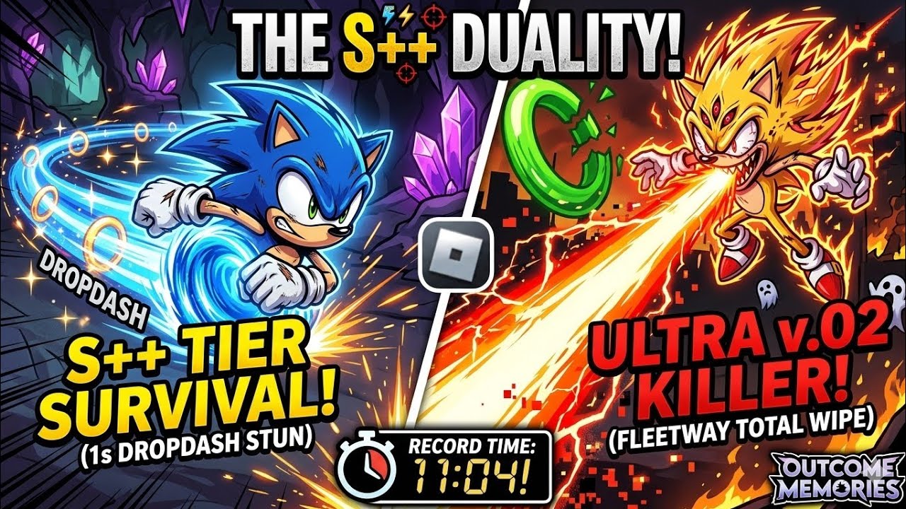 ⚡ 👑 SONIC SURVIVAL & FLEETWAY TOTAL WIPE! 👑 ⚡ | ULTRA S++ TIER 11:04 RECORD 🛡️🩸 (Outcome Memories) 🧬