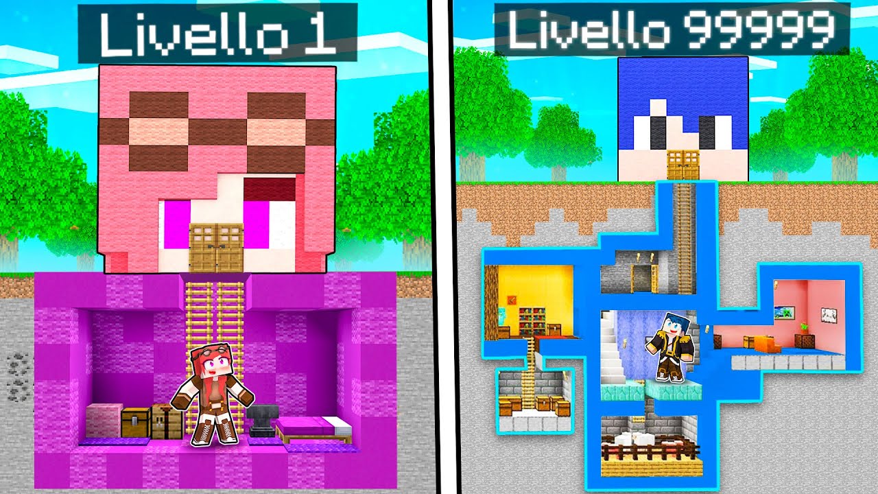 BUNKER SEGRETO DI PHERE VS BUNKER SEGRETO DI STEF! - MINECRAFT