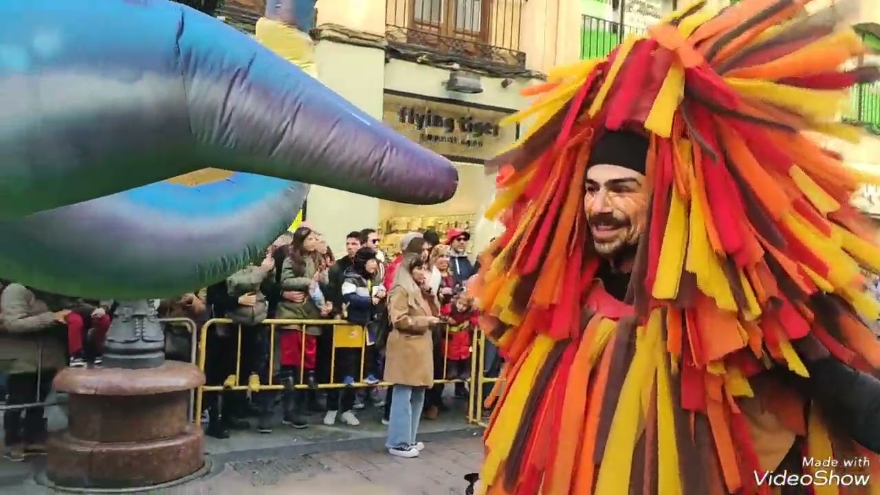 cabalgata carnaval 2023 Zaragoza. gigantes zaragoza.