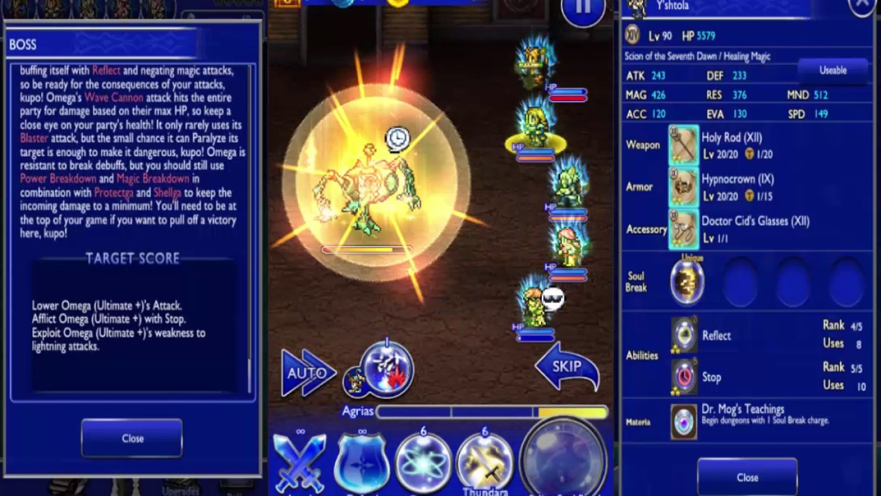 [FFRK-ita] Coliseum Battle of Champions \ Omega (Ultimate +)
