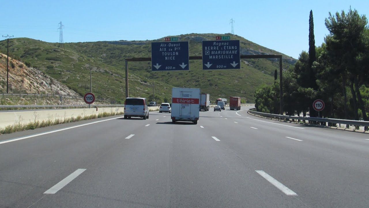 France: A7 Lançon - Marseille