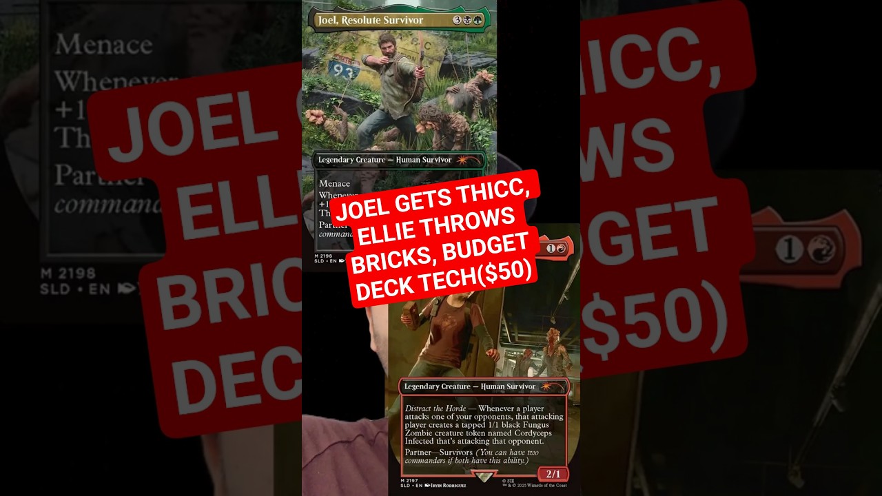 Joel & Ellie FROM TLOU MTG BUDGET BUILD!  #mtg #mtgcommander #mtgcommunity #mtgarena #edh #ytshorts