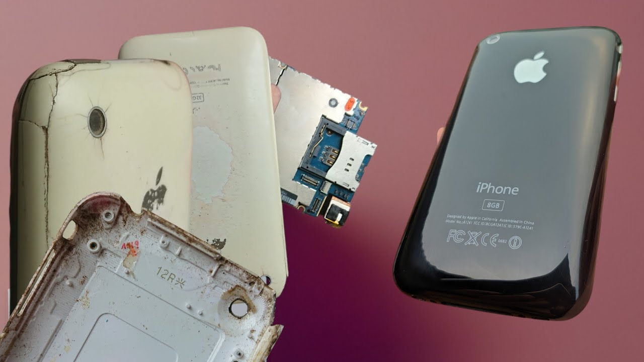 🤩🤩🤩2025: I Rebuilt an iPhone 3GS from Scrap Parts — Shocking Result!