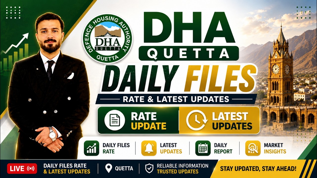 DHA Quetta Daily Files Rates Today | Latest Market Updates & Investment News 2026