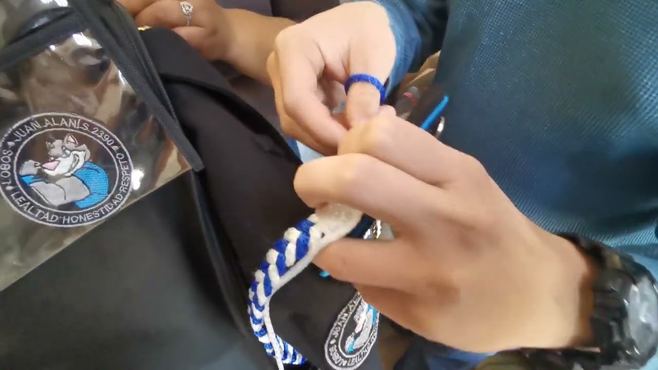 Atado de cordón de mando para abanderada y comandante de 