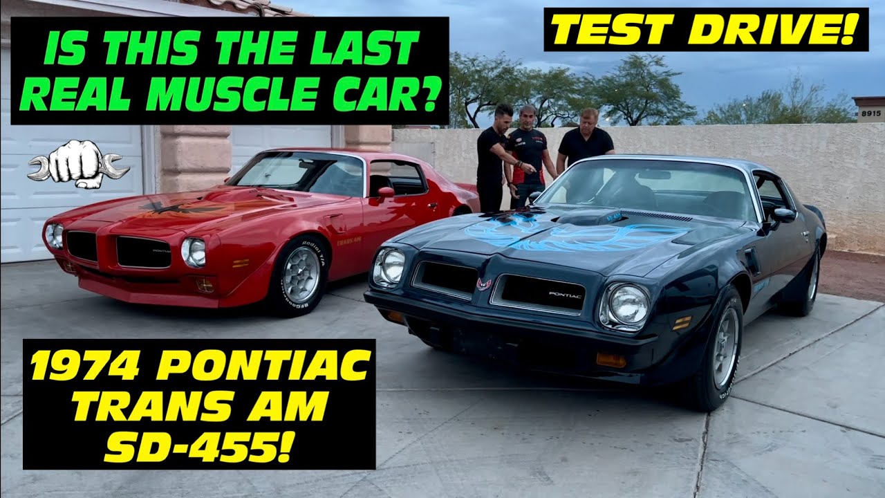 Pontiac Trans Am SD-455 1974 года! Последний ли это настоящий маслкар?