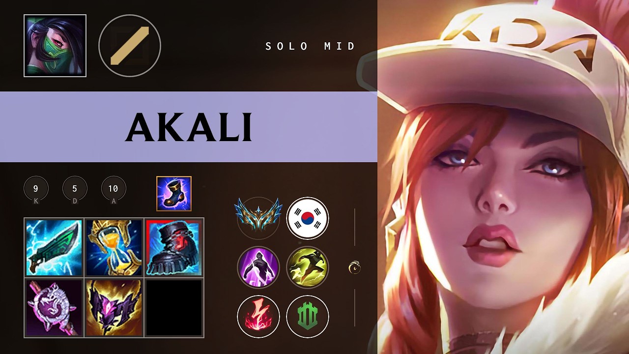 Akali Mid vs Orianna - KR Challenger Patch 26.08