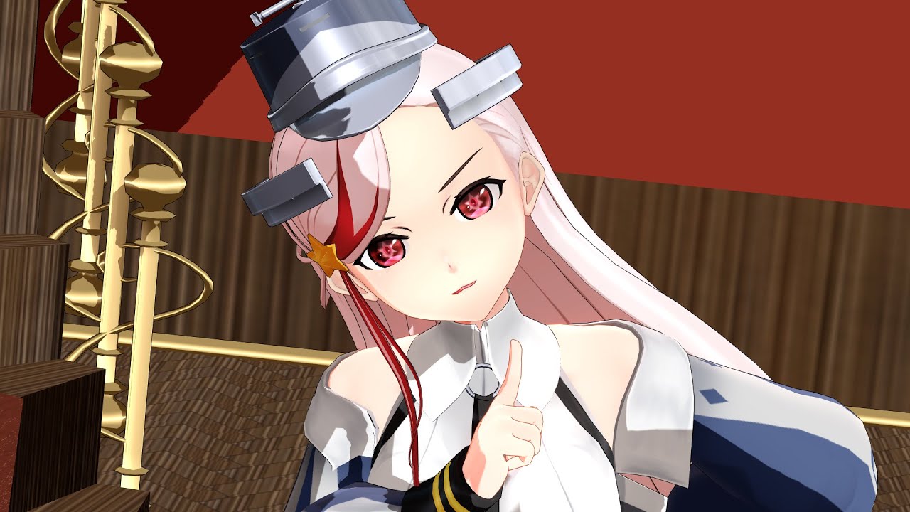 【モデル配布】　マサチューセッツ　バイオレンストリガー　【艦これMMD】