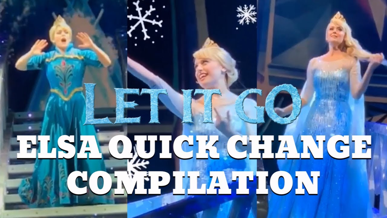 Let It Go - Elsa DRESS TRANSFORMATION Compilation Part 2 | Frozen: Live at the Hyperion