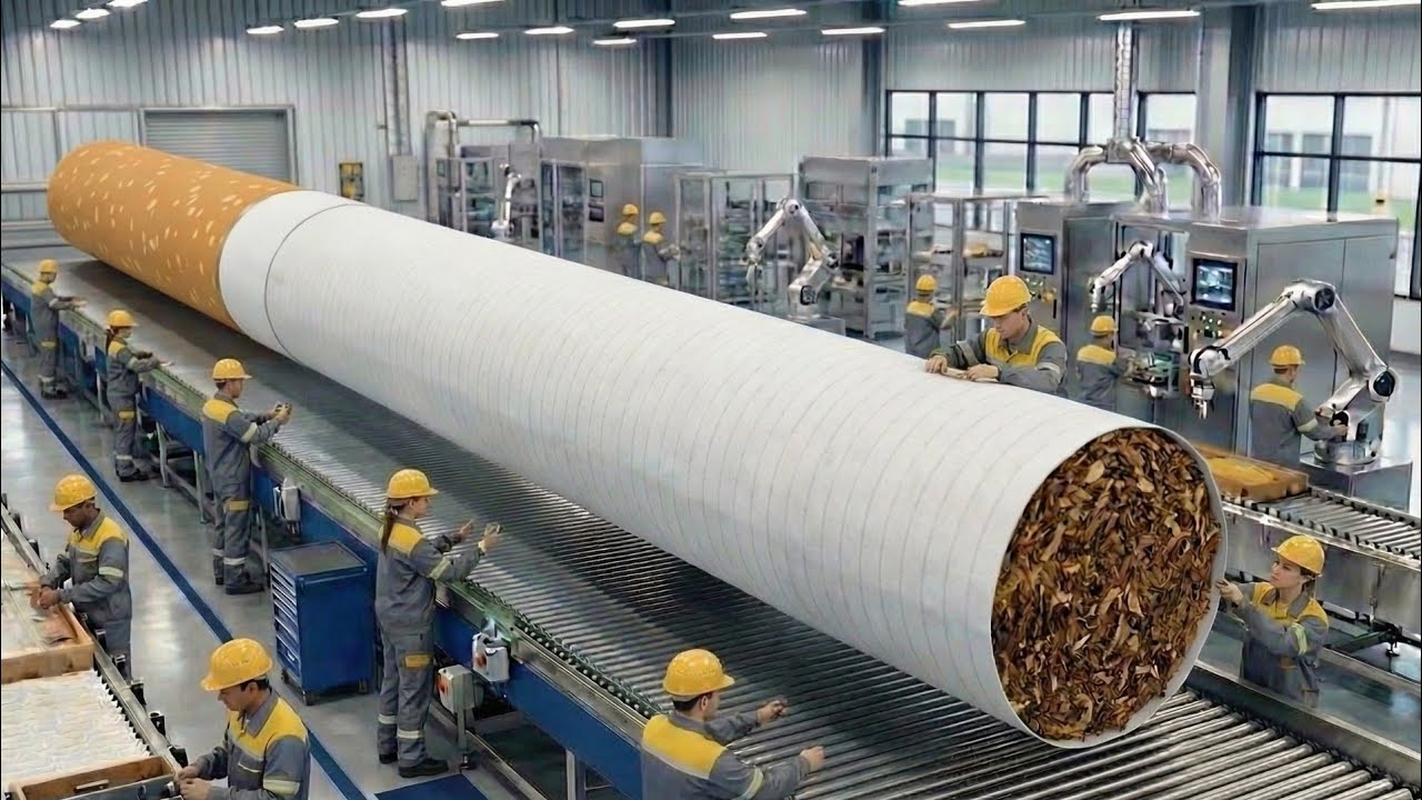 Dentro de la fábrica de cigarrillos Marlboro: cómo se fabrican los cigarrillos en EE. UU