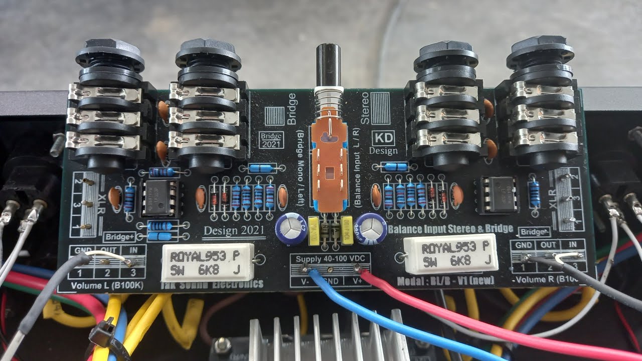 របៀប ត ប្រេសំលេង🎼🔊 Balance input📽
