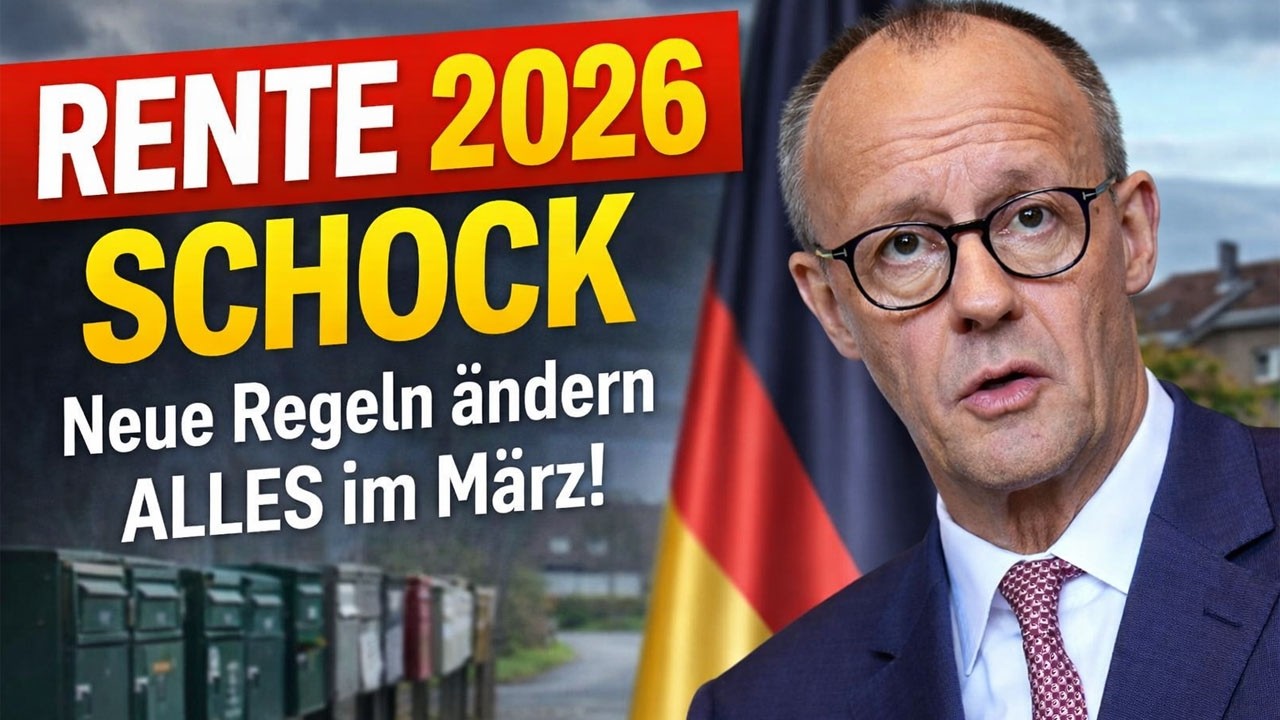 🚨 Rente 2026 SCHOCK: Neue Regeln &auml;ndern ALLES im M&auml;rz!