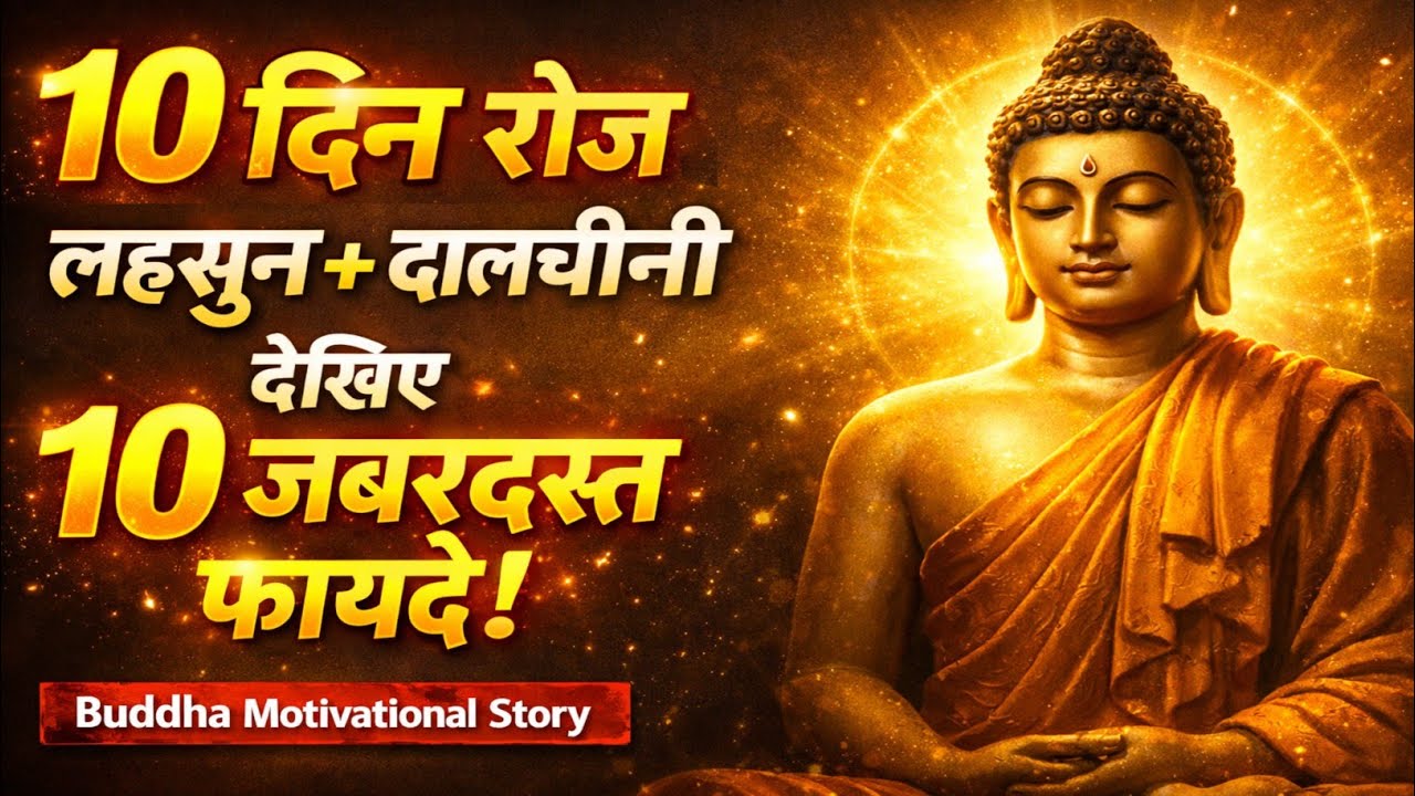 10 दिन रोज लहसुन और दालचीनी खाओ देखिए 10 जबरदस्त फायदे Buddha Motivational Story